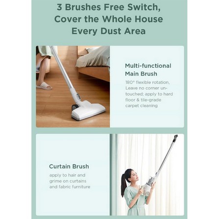 MIDEA CORDED STICK VACUUM MVC-16P-BG 450WATT 0.4LITER