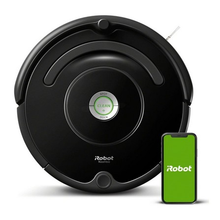 IROBOT ROBOTIC VACUUM CLEANER ROOMBA R692000 0.6LITER RUNTIME 90MINUTES