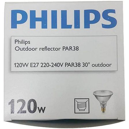 หลอดไส้สะท้อนแสง PHILIPS PAR38 FLOOD 120W สีขาวเหลือง_4