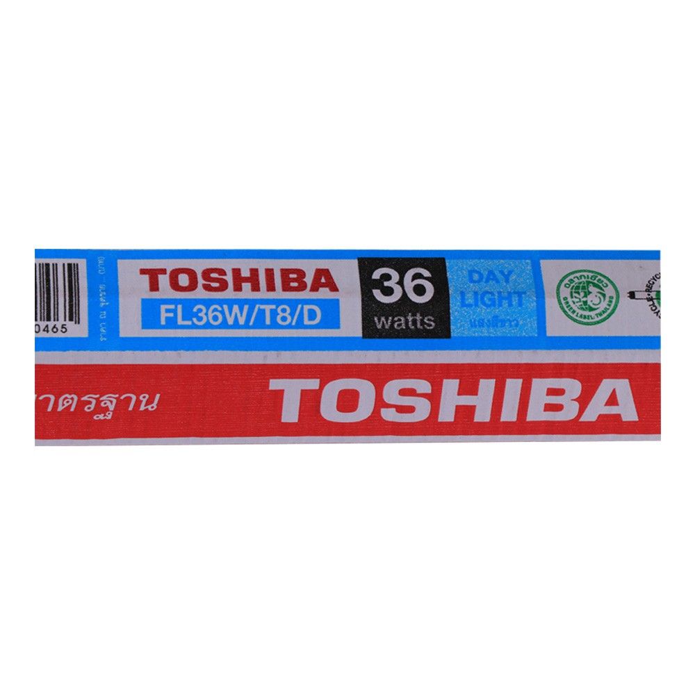 หลอดนีออน ยาว TOSHIBA FL36W /T8/D สีขาว
