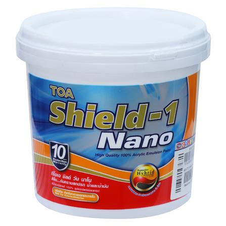 สีน้ำทาภายนอก TOA SHIELD-1 NANO BASE D ด้าน 1/4 แกลลอน_0