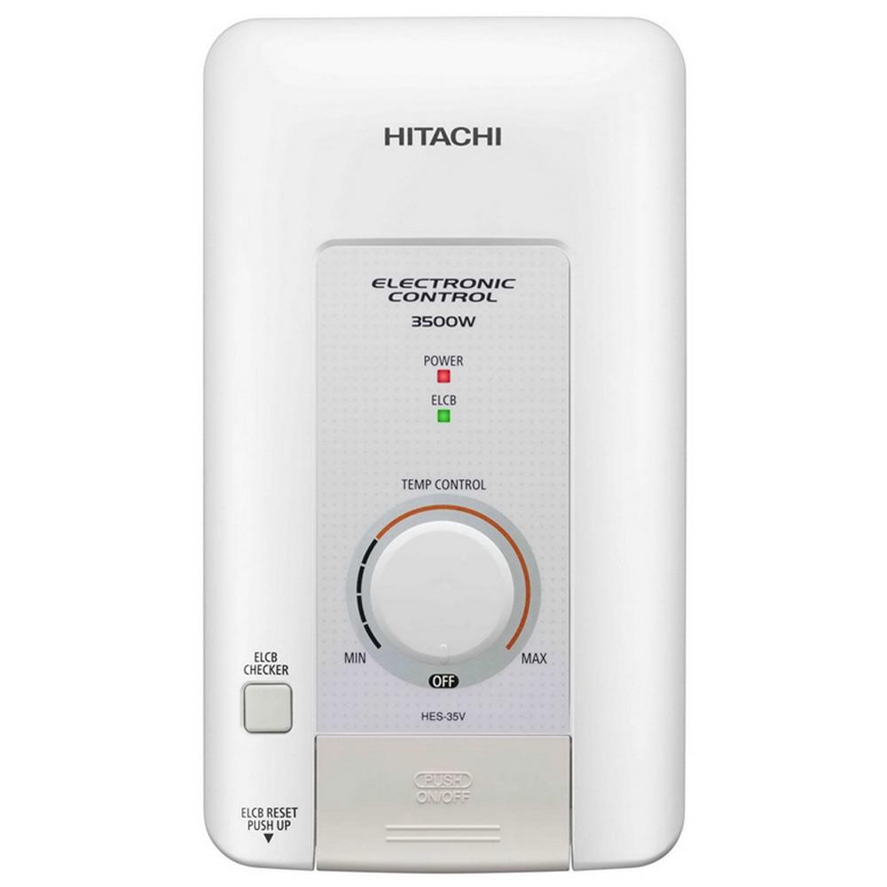 เครื่องทำน้ำอุ่น HITACHI HES 35V 3500 วัตต์ สีขาว