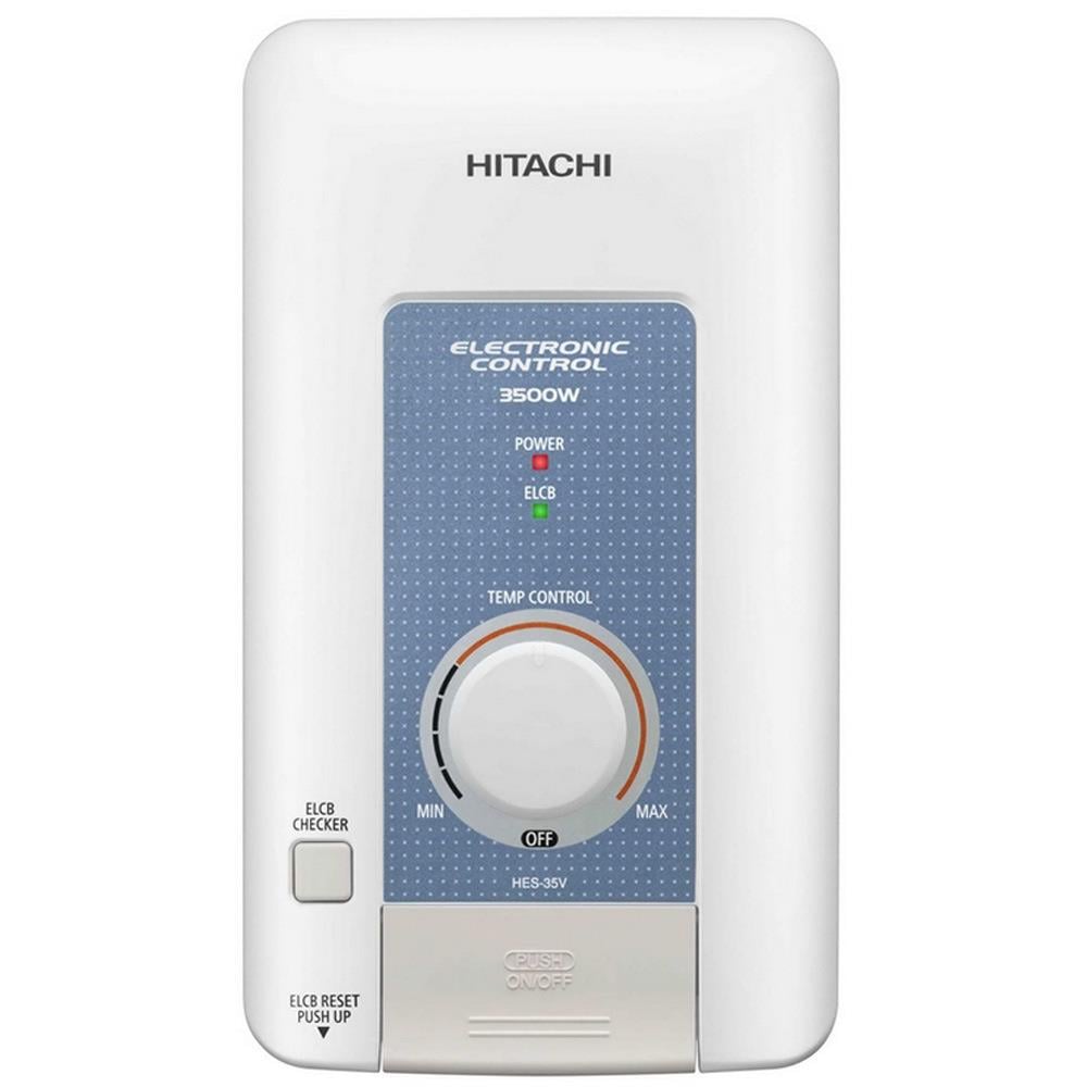 เครื่องทำน้ำอุ่น HITACHI HES 35V 3500 วัตต์ สีขาว/สีน้ำเงิน