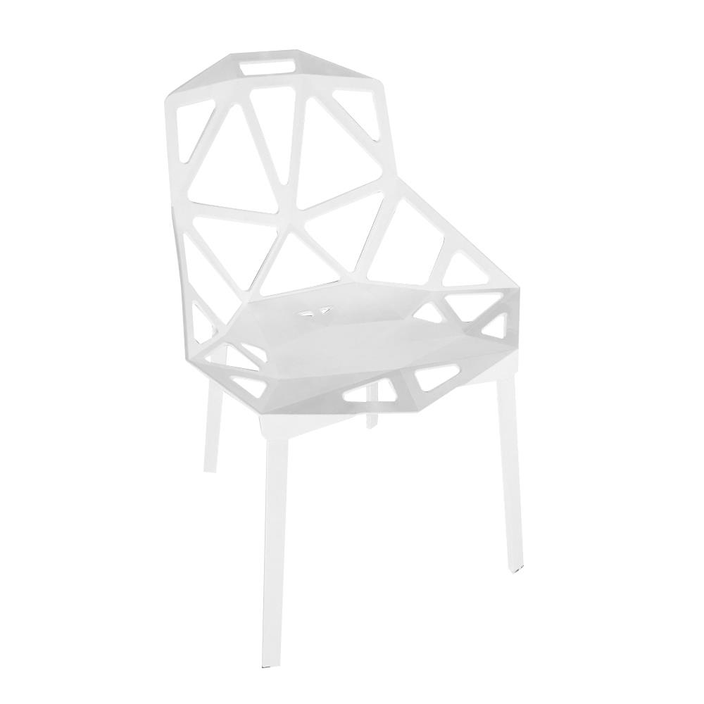 เก้าอี้อเนกประสงค์ FURDINI TRENDY 8058A สีขาว