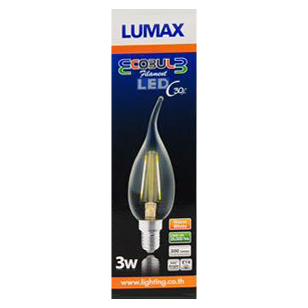 หลอด LED LUMAX FILAMENT 57-00060 3 วัตต์ WARMWHITE E14
