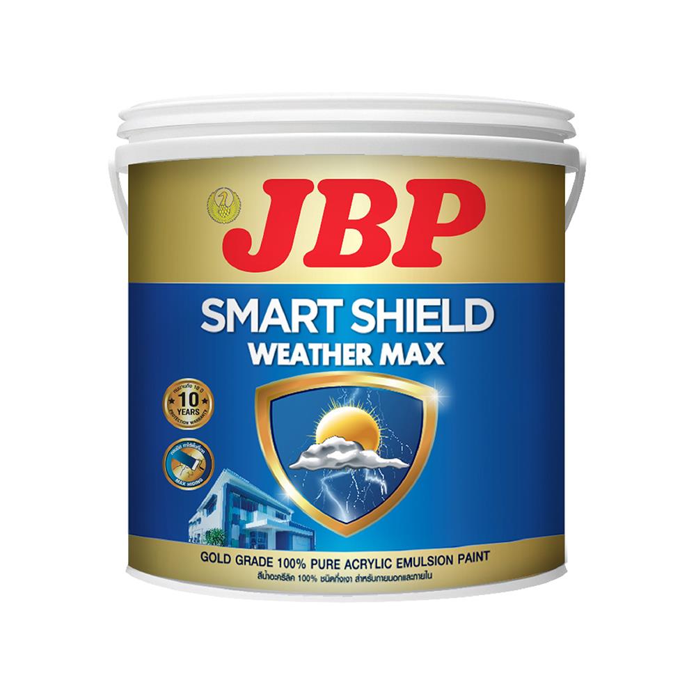 สีน้ำทาภายนอก JBP SMART SHIELD WEATHER MAX BASE A กึ่งเงา 1 แกลลอน