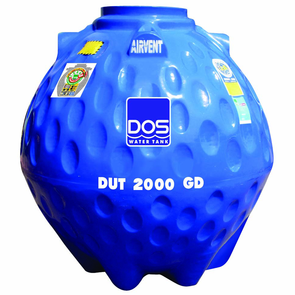 WATER TANK DOS DUT GD 2000L BLUE