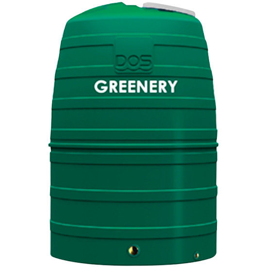 แท้งค์น้ำบนดิน DOS GREENERY 1000ลิตร สีเขียว