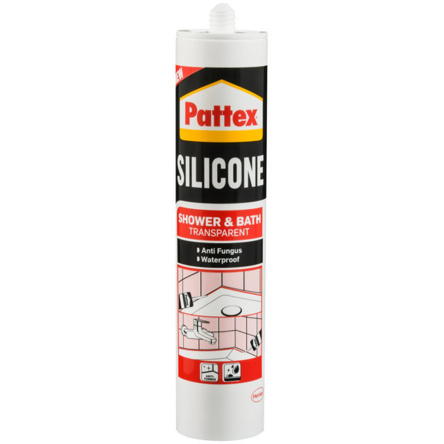 ซิลิโคนไร้กรดกันเชื้อรา PATTEX PT101 280มิลลิลิตร สีใส