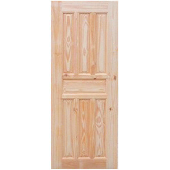 ประตูไม้สนNZ MODERN DOORS CE115 80x200 ซม. ขอบ6