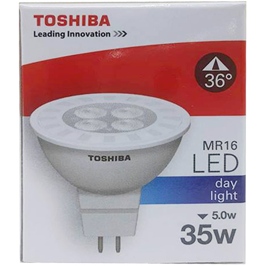 หลอด LED TOSHIBA LDM002A6530-TH 5วัตต์ เดย์ไลท์