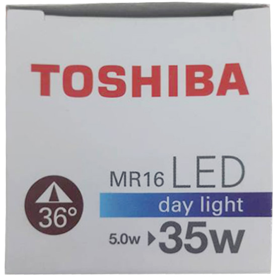 หลอด LED TOSHIBA LDM002A6530-TH 5วัตต์ เดย์ไลท์