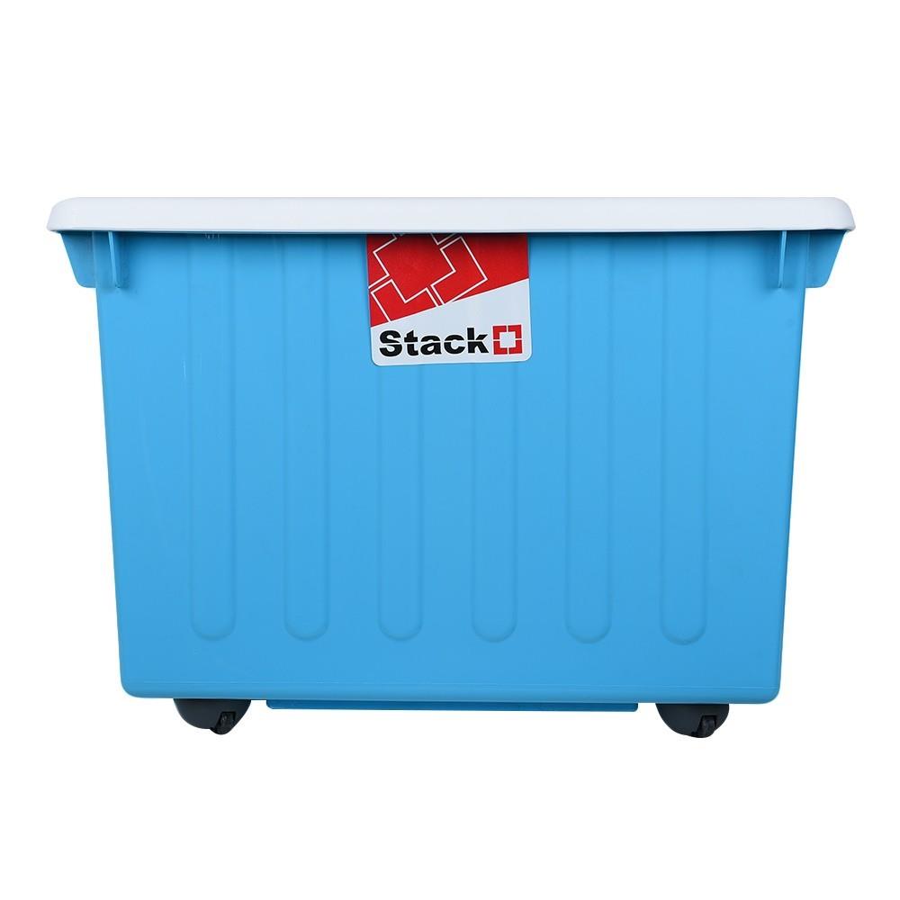 กล่องเก็บของ STACKO FRIENDLY 37.5ลิตร สีฟ้า