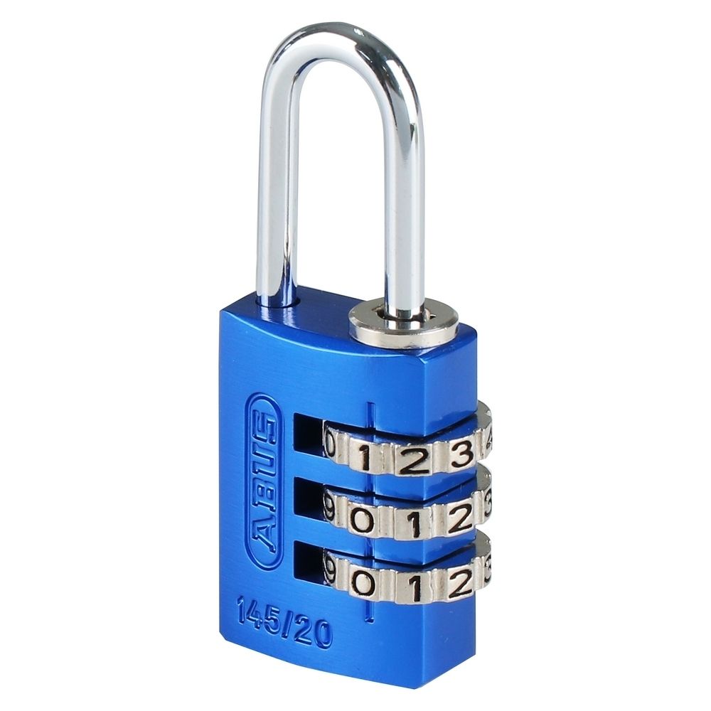 กุญแจรหัส HAFELE ABUS 482.01.856 20 MM สีน้ำเงิน