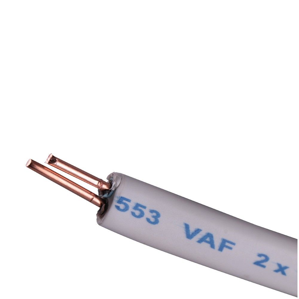 สายไฟ VAF NATION 2x1.5 ตร.มม. 50 ม. สีขาว