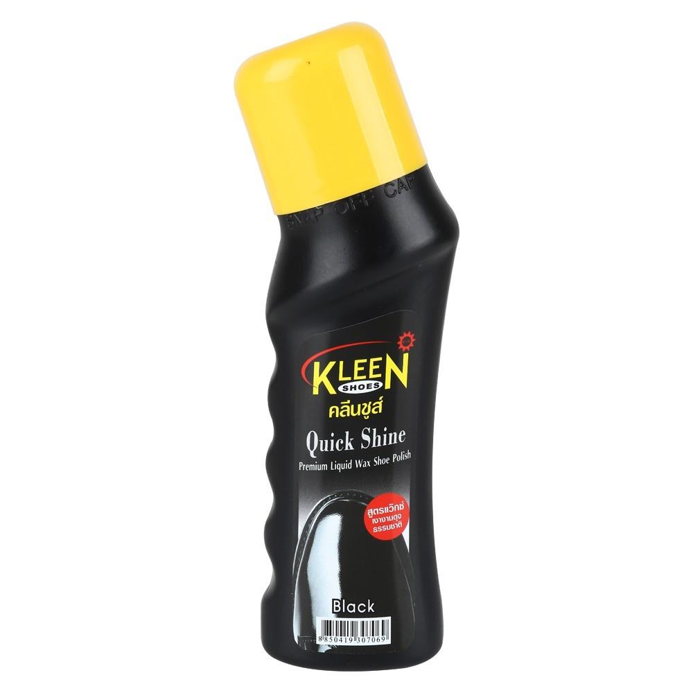 น้ำยาทารองเท้า KLEEN SHOES Quick Shine สีดำ 75 มล.