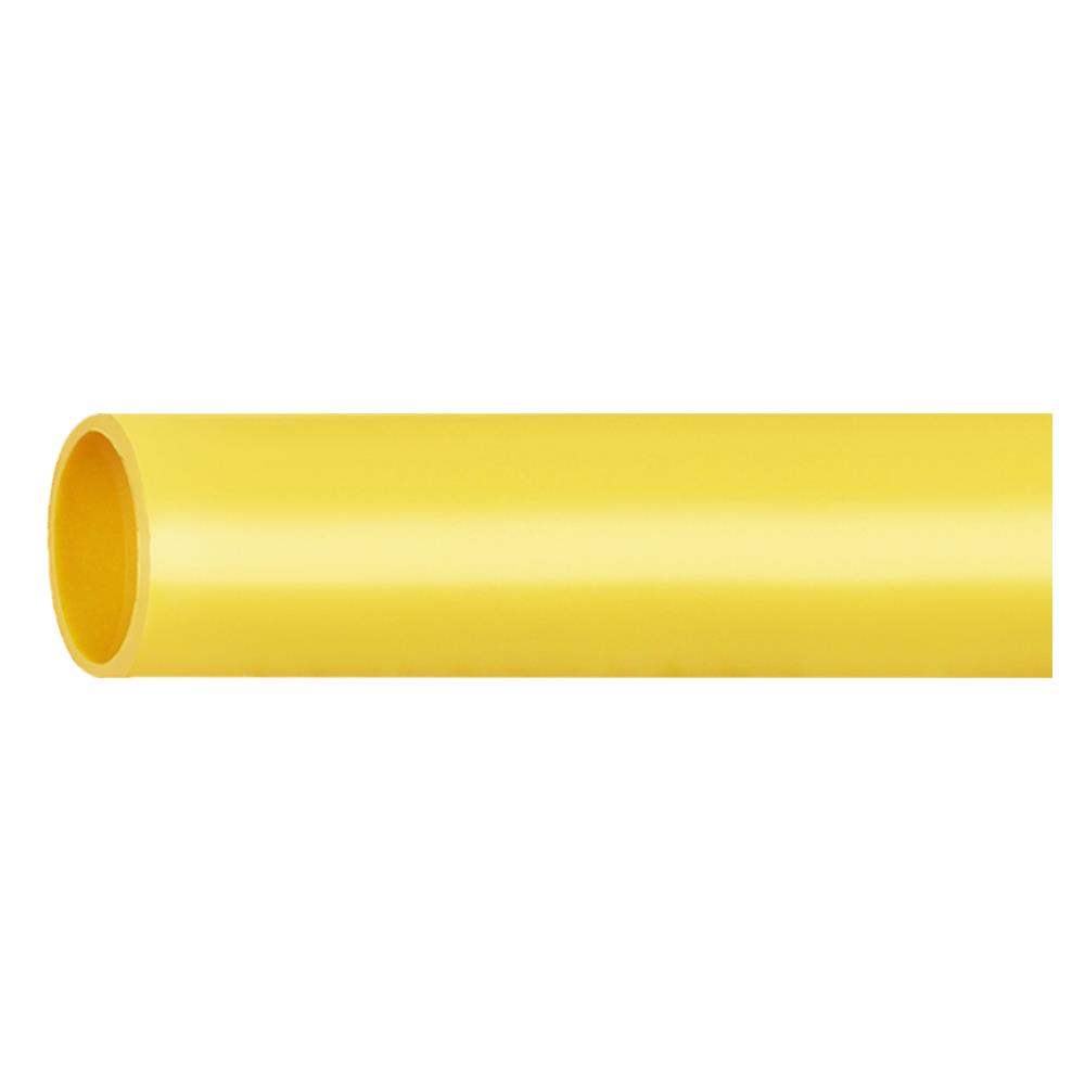 ท่อร้อยสายไฟ PVC U PIPE 3/8 นิ้ว 4 เมตร สีเหลือง