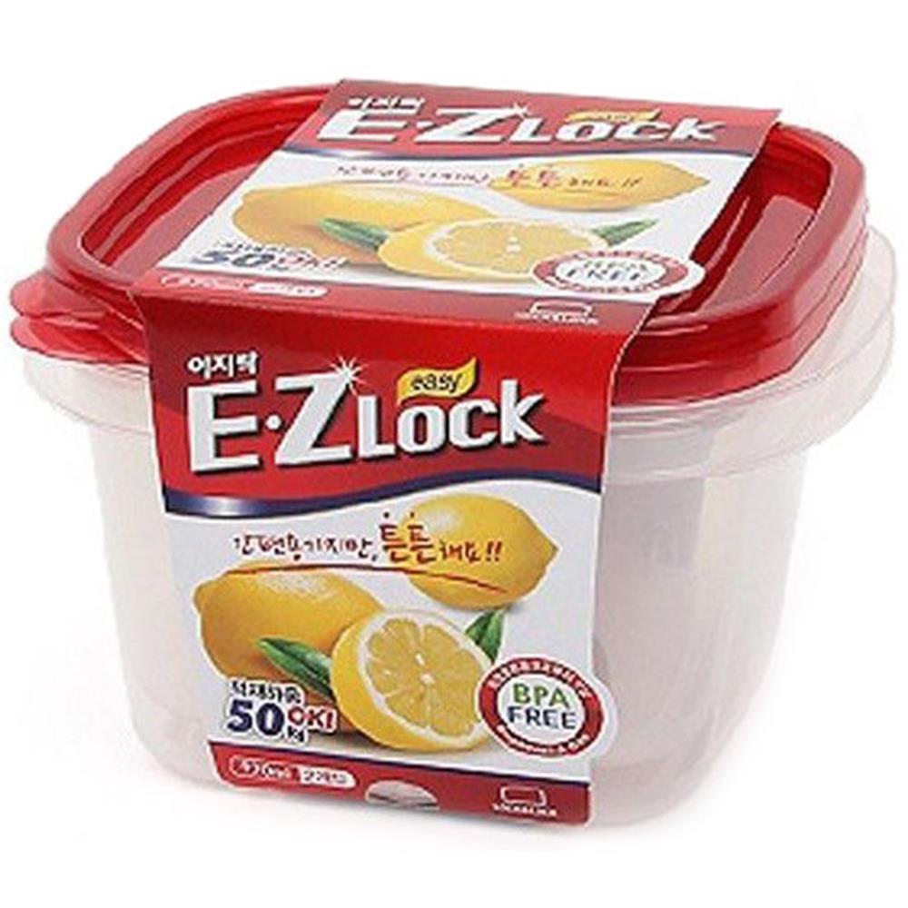 กล่องอาหารเหลี่ยม EZ LOCK HLE8224S 0.97 ลิตร