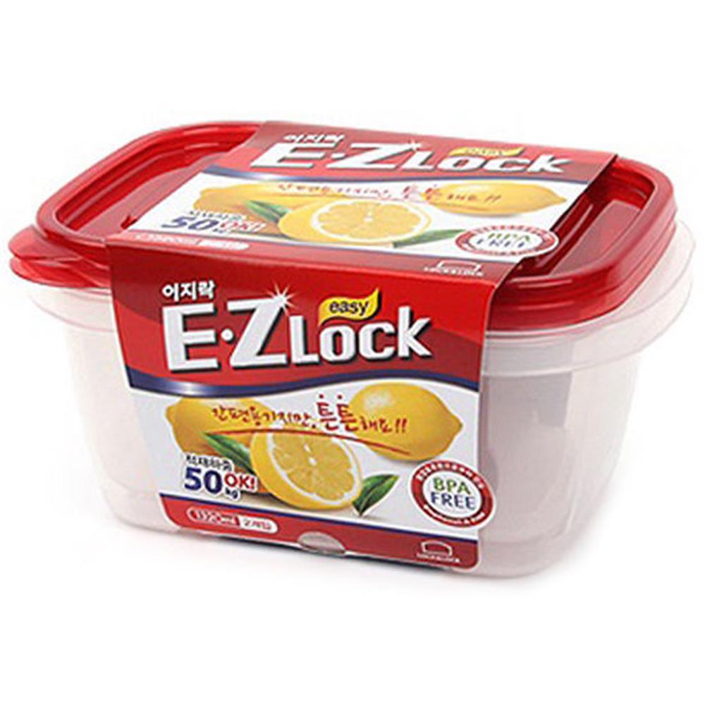 กล่องอาหารเหลี่ยม EZ LOCK HLE6424S 1.32 ลิตร