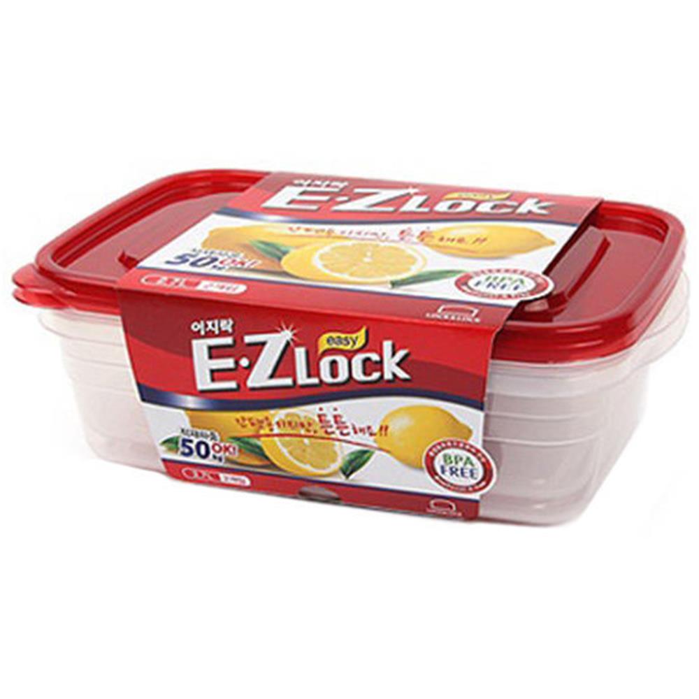 กล่องอาหารเหลี่ยม EZ LOCK HLE6804S 2.7 ลิตร