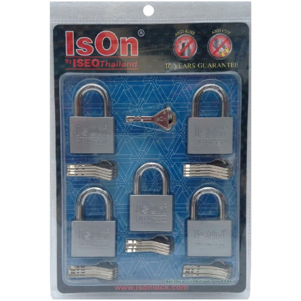 กุญแจมาสเตอร์คีย์ ISON 899 CS-50/5 50 มม. แพ็ก 5 ตัว
