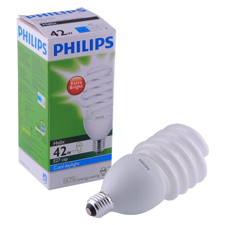 หลอดประหยัด PHILIPS HELIX 42 วัตต์ E27 COOLDAYLIGHT_0