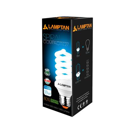 หลอดประหยัด LAMPTAN SPIRAL MT 18 วัตต์ DAYLIGHT_1