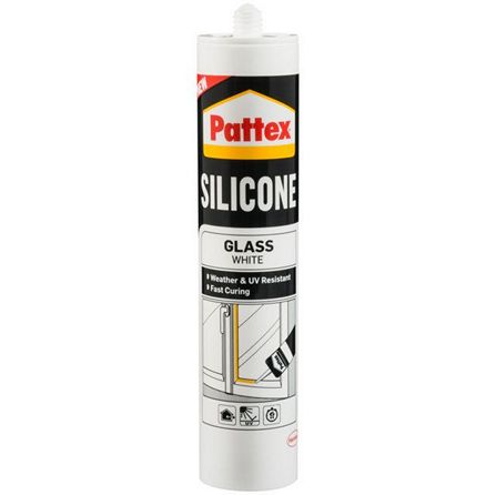 PATTEX PT-16 280ML WHITE ACETIC SILICONE