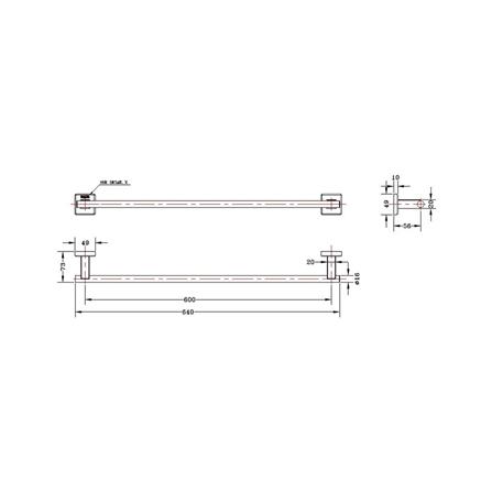 ราวแขวนผ้า KARAT FAUCET TAPAZ KB-42-631-ST_1