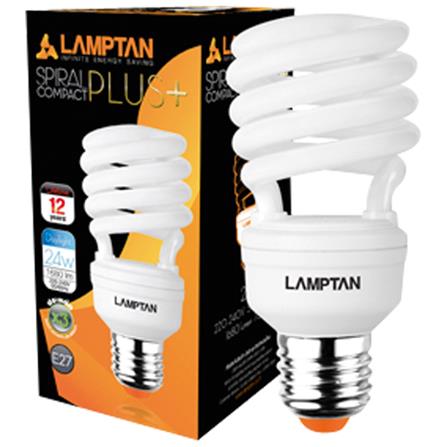 หลอดประหยัด LAMPTAN HALF SPIRAL MT 24 วัตต์ WARMWHITE_0