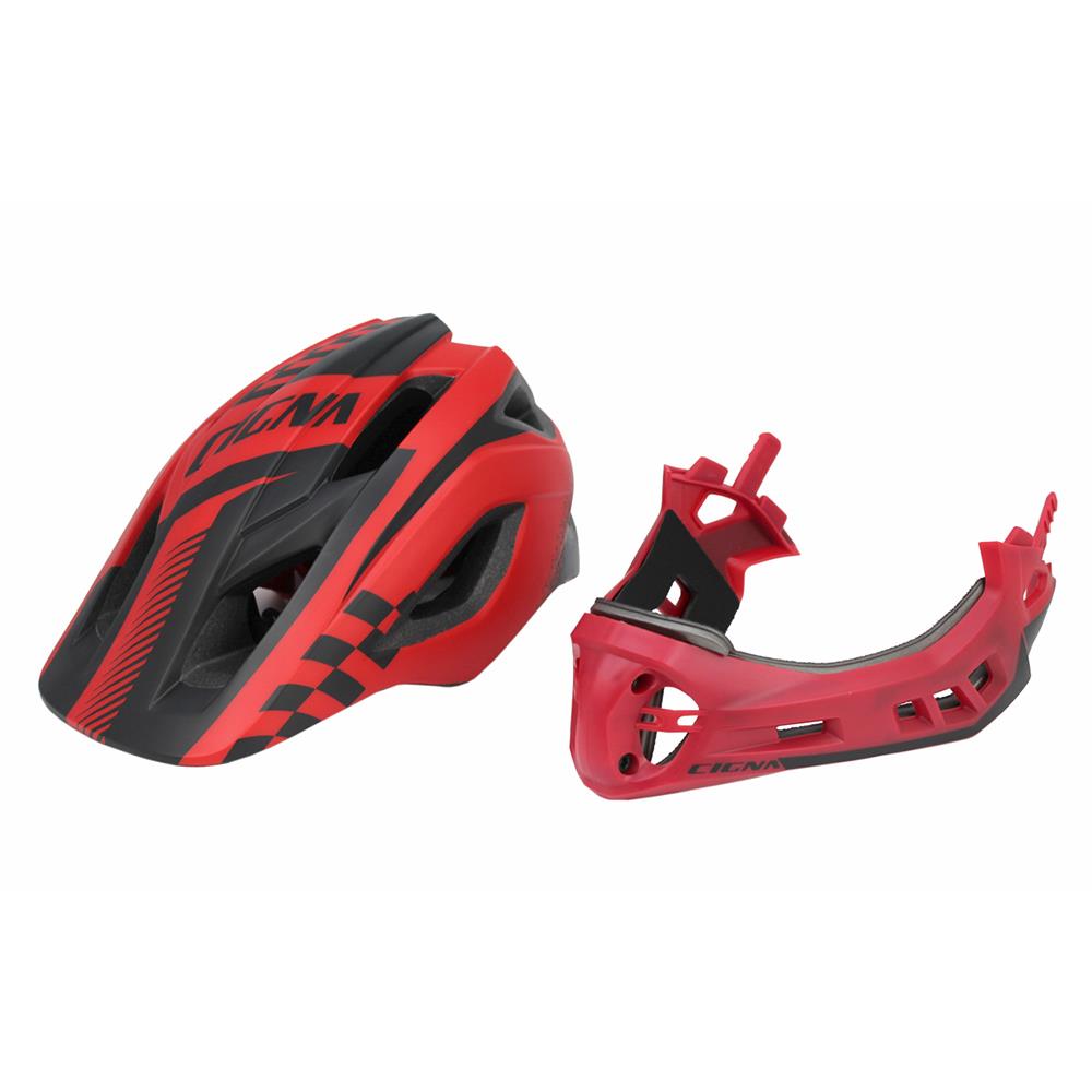 หมวกจักรยานเด็ก CRUZEE CIGNA TT-32 M สีแดง