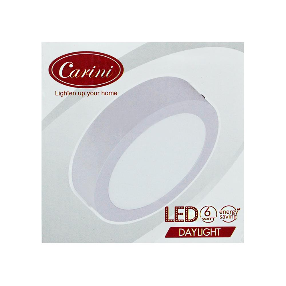 ดาวน์ไลท์ LED ทรงกลม LCP0330-6W DAYLIGHT CARINI ALUMINIUM  4 นิ้ว สีขาว