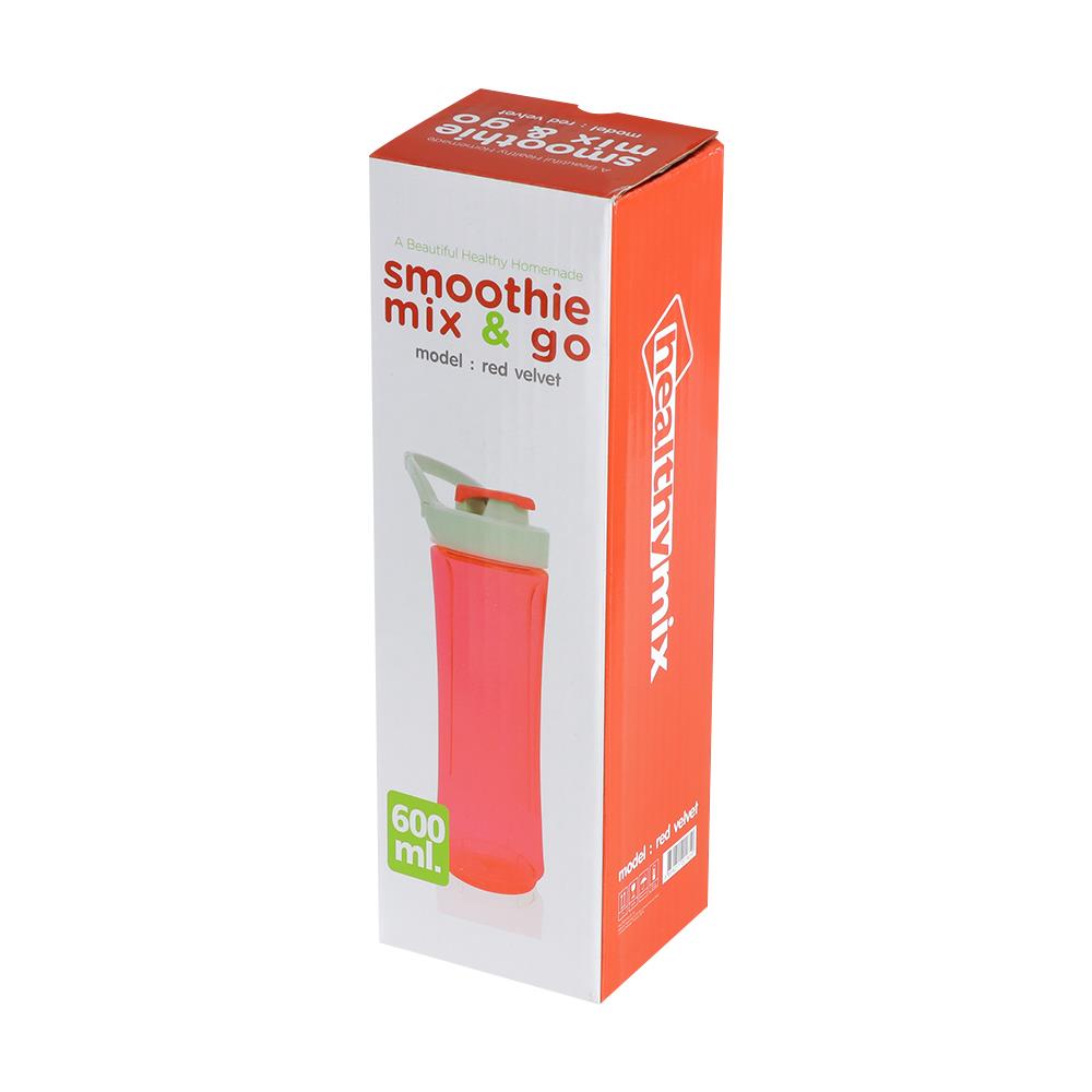 กระบอกน้ำ HEALTHY-MIX 600 มิลลิลิตร สีแดง