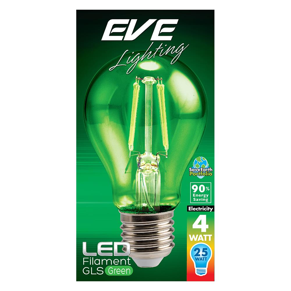 หลอด LED EVE A60 FILAMENT GLS 4 วัตต์ GREEN E27