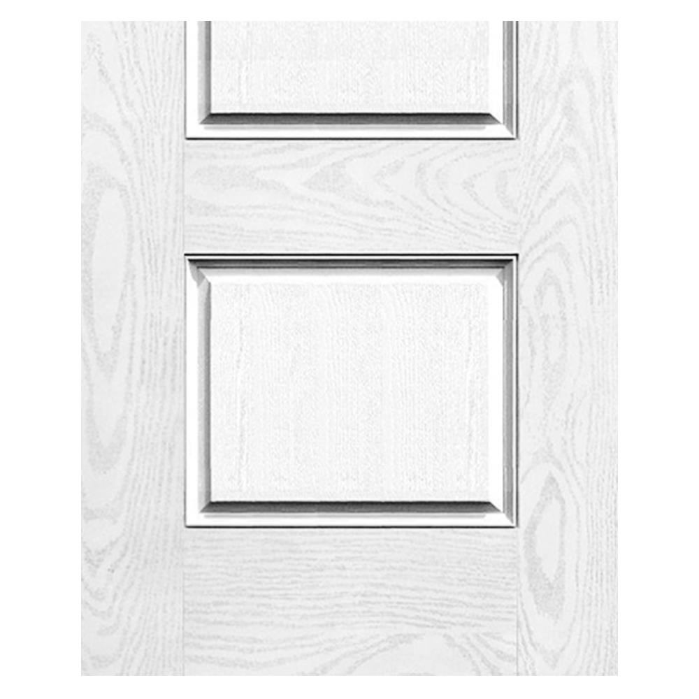 ประตูภายนอก ECO-DOOR 2PT 90x220 สีขาว