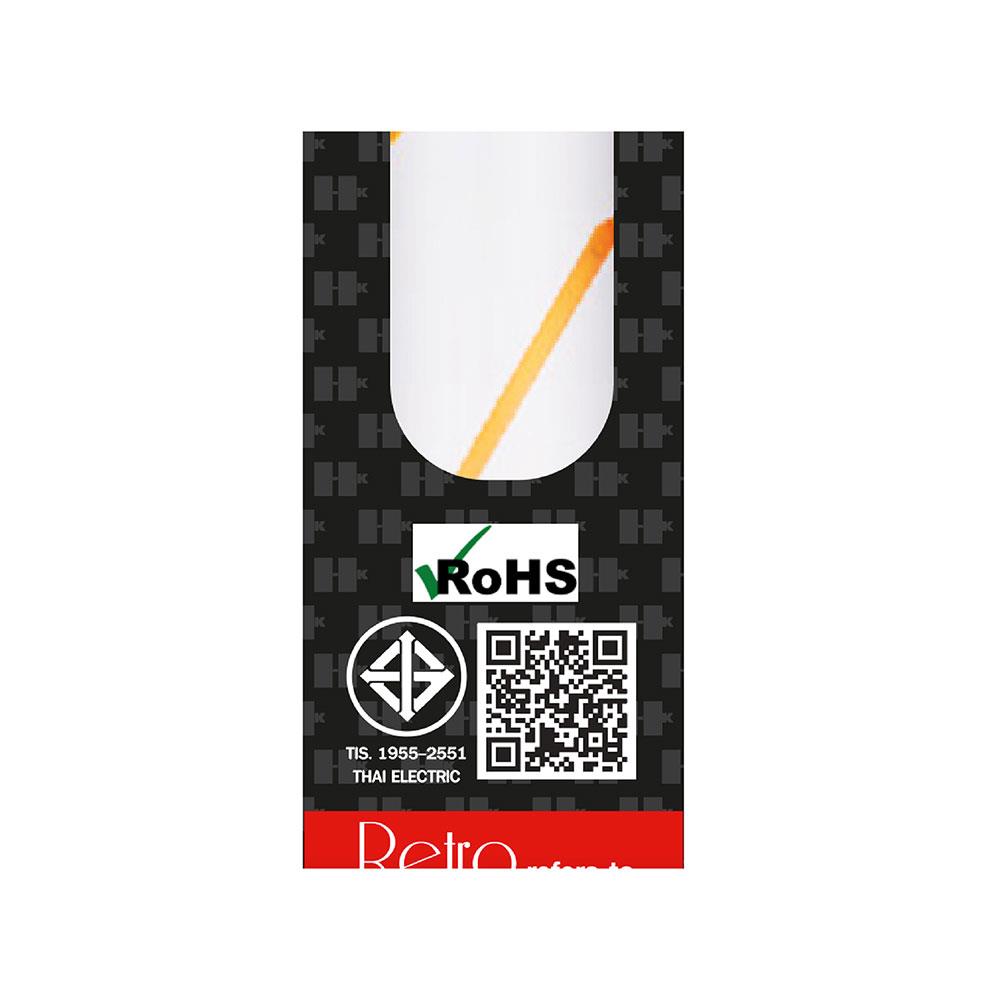 หลอด LED HI-TEK FILA 6 วัตต์ WARMWHITE E27