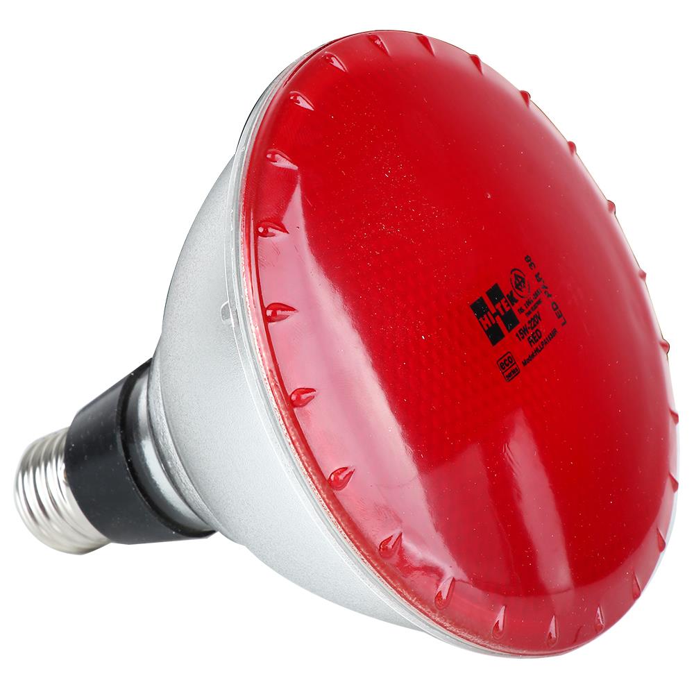 หลอดไฟ LED HI-TEK PAR38 15 วัตต์ E27 สีแดง