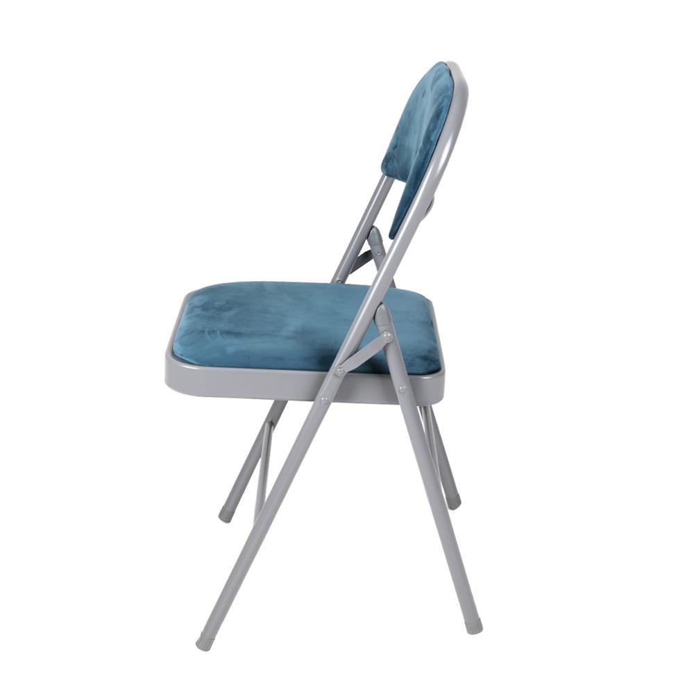 เก้าอี้ FURDINI FAIR VELVET สีฟ้า