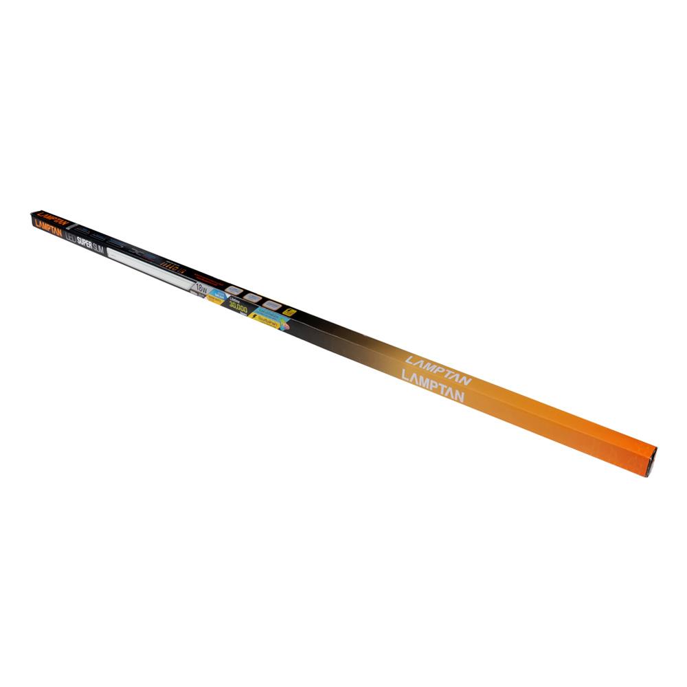 ชุดรางนีออน LED LAMPTAN T5 SUPER SLIM 18 วัตต์ WARMWHITE MODERN สีขาว