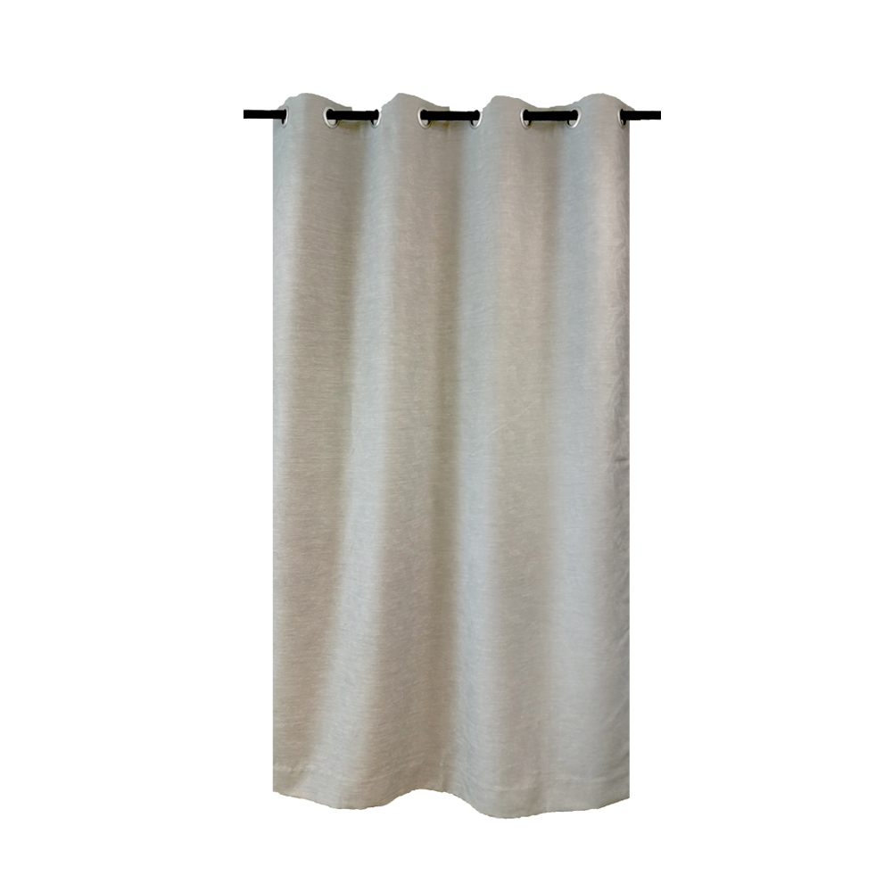 EYELET CURTAIN HOME LIVING STYLE QUALA UV 140X220 GRAY