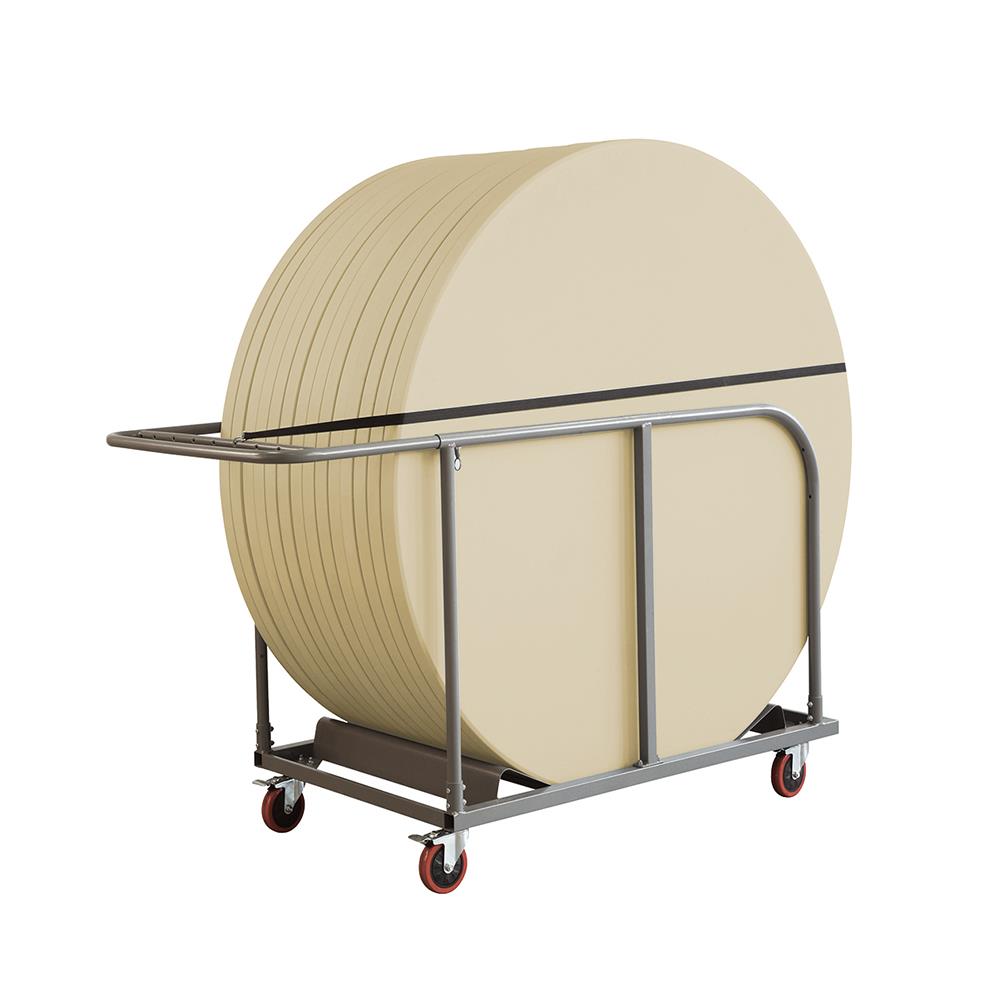 โต๊ะพับกลมอเนกประสงค์ NEWSTORM HDPE NST-120R 120 ซม. สีครีม