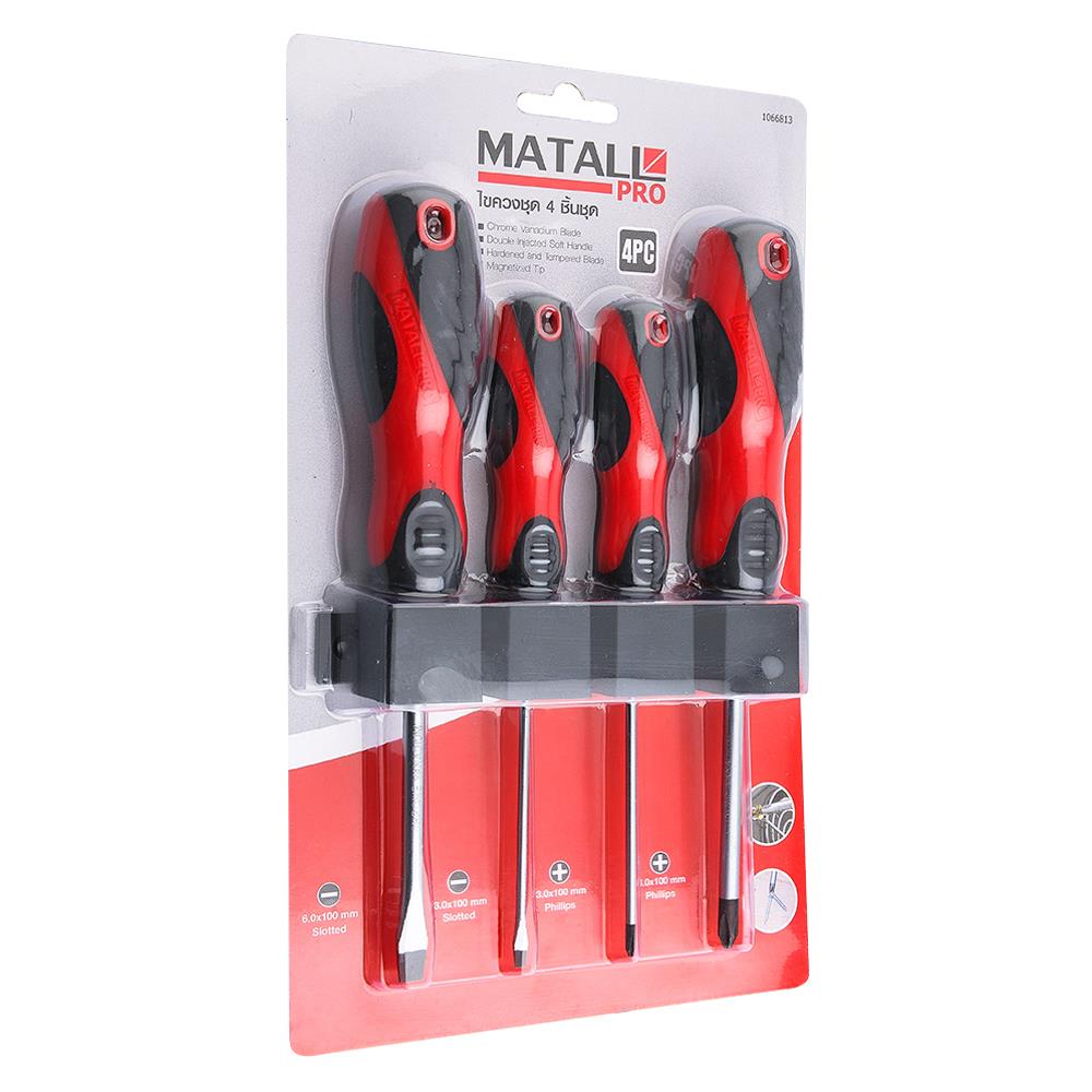 ไขควงชุด MATALL PRO 4 นิ้ว 4 ชิ้น/ชุด