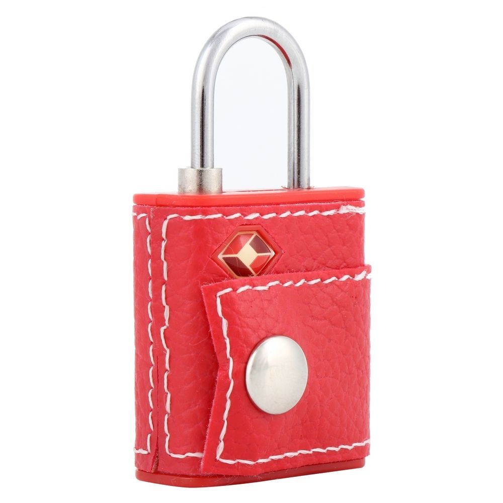 กุญแจรหัส GLOBAL TSA 30 MM สีแดง