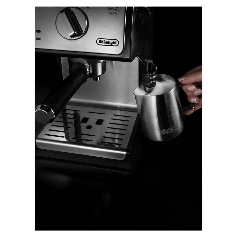 เครื่องชงกาแฟแรงดัน DELONGHI ECP35.31 1.1 ลิตร สีเทาดำ