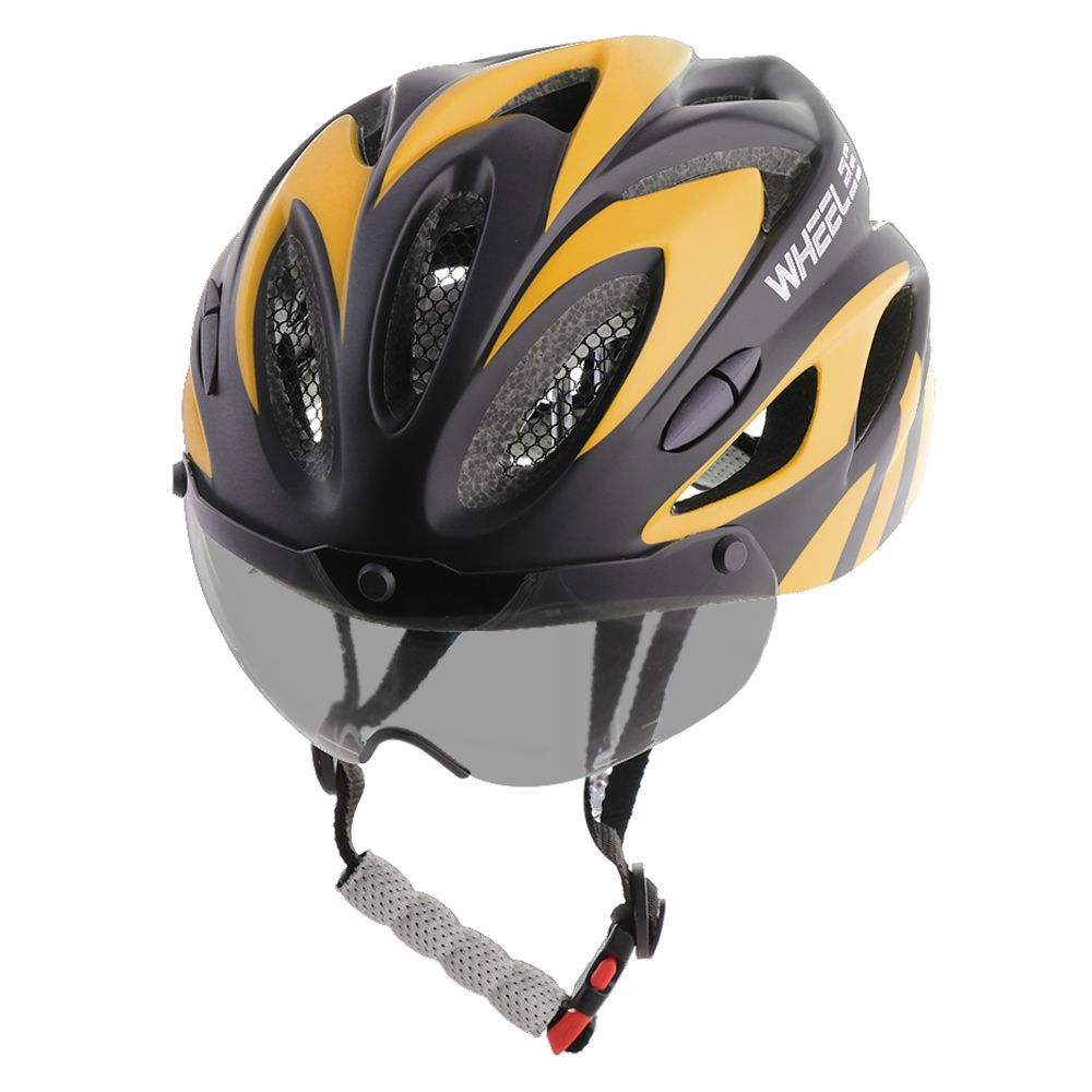 หมวกจักรยาน WHEELER WT-012 M-L สีเหลือง/สีดำ