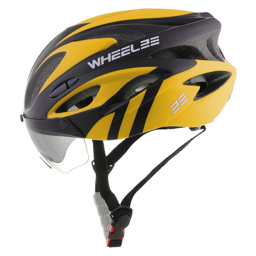 หมวกจักรยาน WHEELER WT-012 M-L สีเหลือง/สีดำ