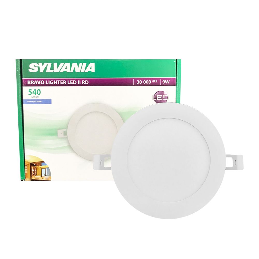 ไฟดาวน์ไลท์ LED SYLVANIA W009WDL 5นิ้ว อลูมิเนียม/พลาสติก สีขาว