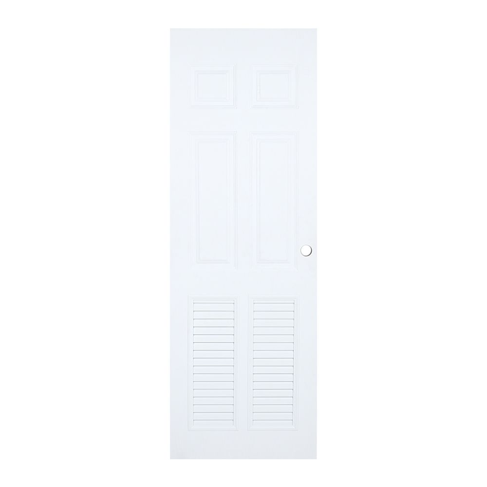 ประตูห้องน้ำ UPVC MODERNWOOD MLR003 70x200 ซม. สีขาว
