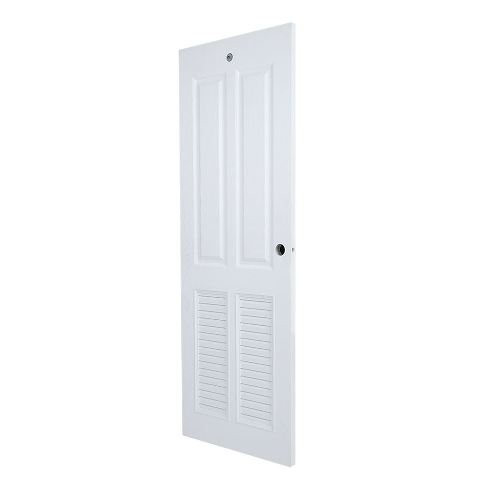 ประตูห้องน้ำ UPVC MODERNWOOD MLR005 70x200 ซม. สีขาว