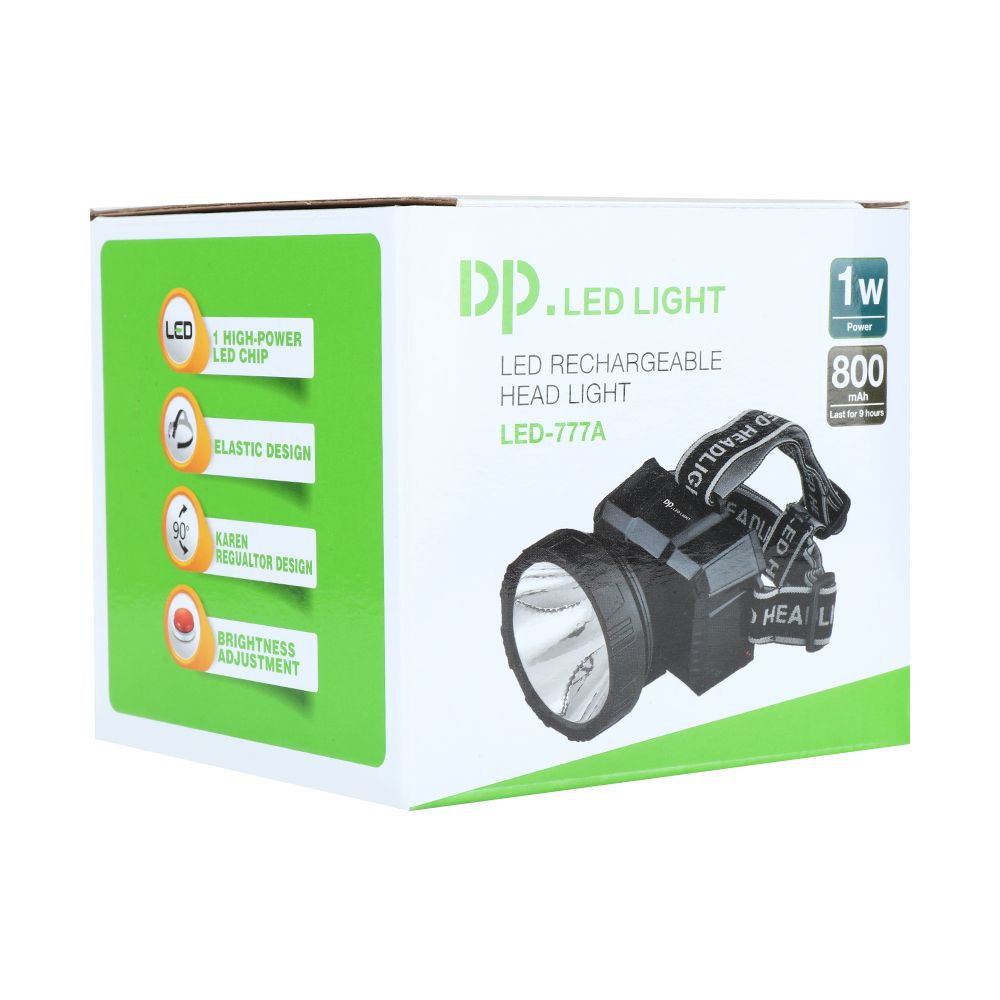 ไฟฉาย LED HEAD LIGHT DP DP-777A 1 วัตต์